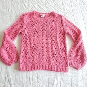 For The Republic Pink Crew Neck Sweater